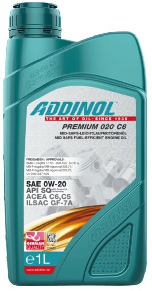 Motoreļļa Premium 020 C6