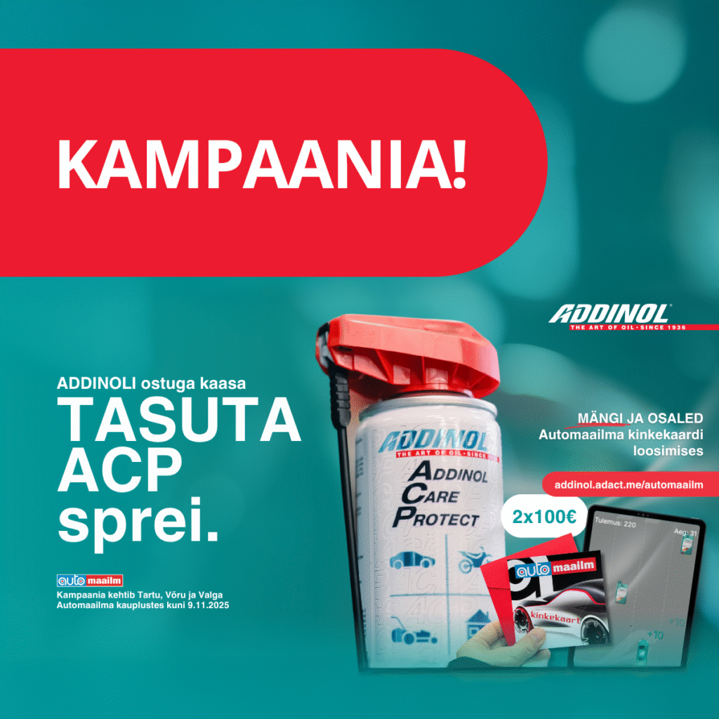 ADDINOLi sügiskampaania koostöös Automaailmaga!
